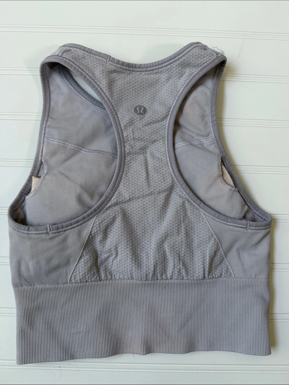 (257)lululemon athletica High-Neck Sports Bra - Light Lavender Gray